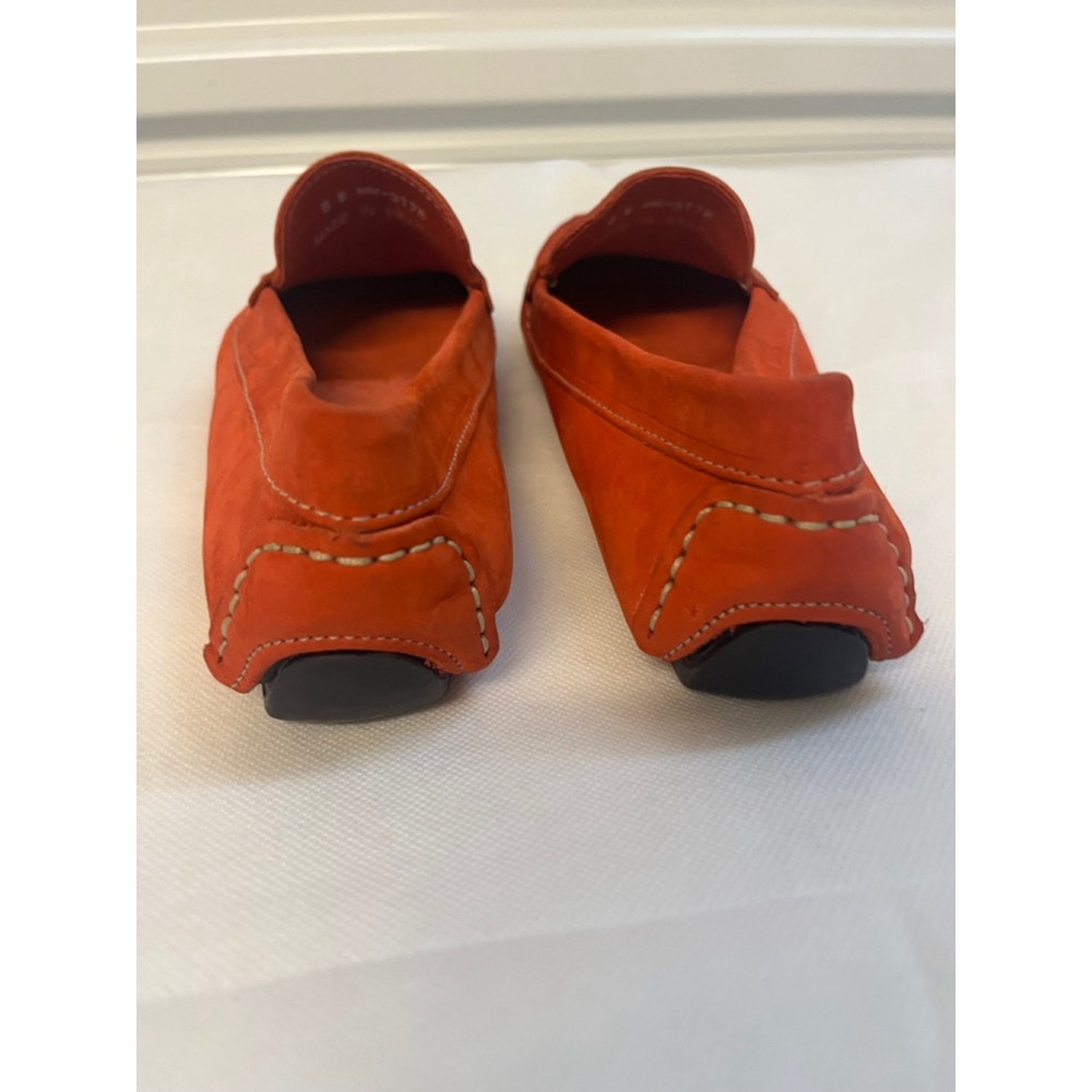 Massimo Matteo Firenze Women’s Penny Keeper, Orange Slip-On Loafers, Size 8B - Picture 5 of 8